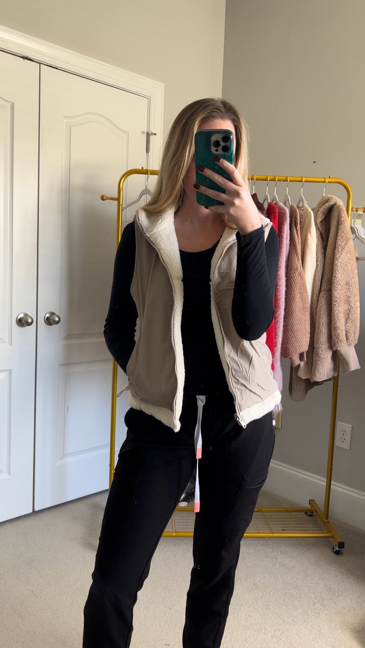 Ivory Reversible Vest